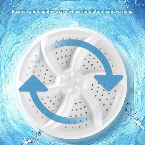 Турбинная стиральная машина USB для путешествий, малошумная стиральная машина с воздушными пузырьками, ультразвуковая вращающаяся машина для носков, нижнего белья, посуды, турбинная стиральная машина