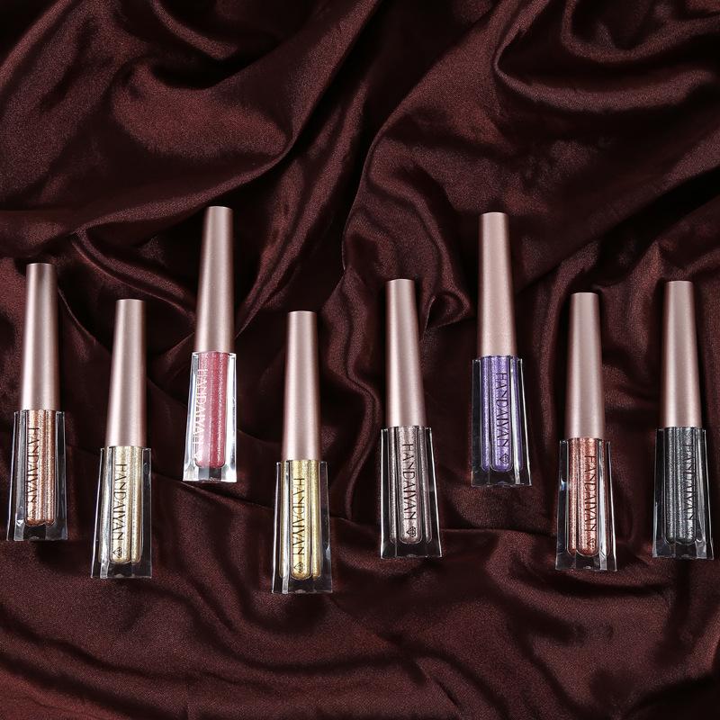 12 цветов бриллиантов, блестящие жидкие тени для век, блестящие стойкие водостойкие тени для век, легко носить