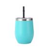 Eggshell Cup with Cover Double Vacuum Insulated Egg Cup Stainless Steel Creative U-shaped Water Cup