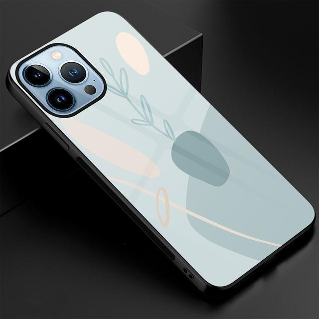 Чехол с абстрактным рисунком граффити для Iphone 14 13 12 Pro Max Mini Xs Xr X, чехол из закаленного стекла для Iphone 7 8 6s Plus Se 2022 11 Coque