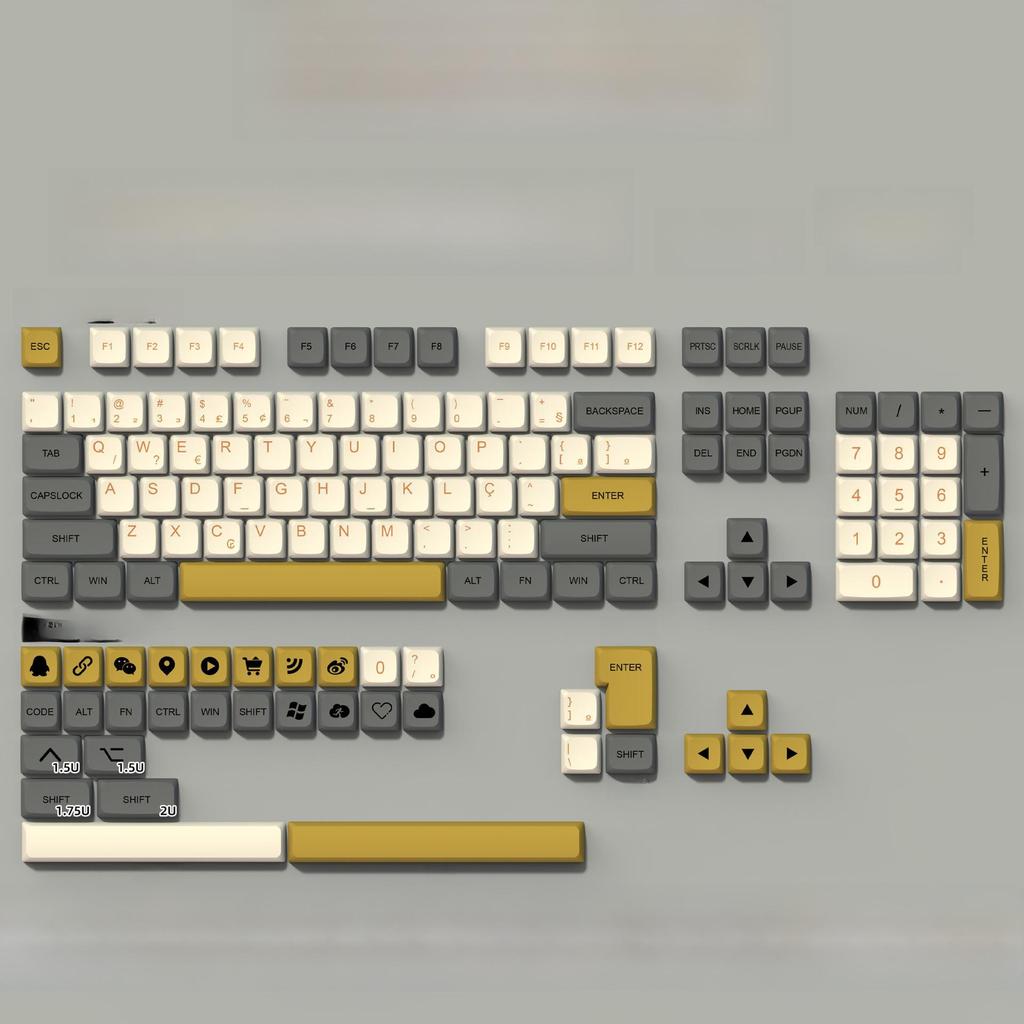Колпачки клавиш XDA Profile PBT Dye-Sub для механических клавиатур (68/75/84/96/980/104)
