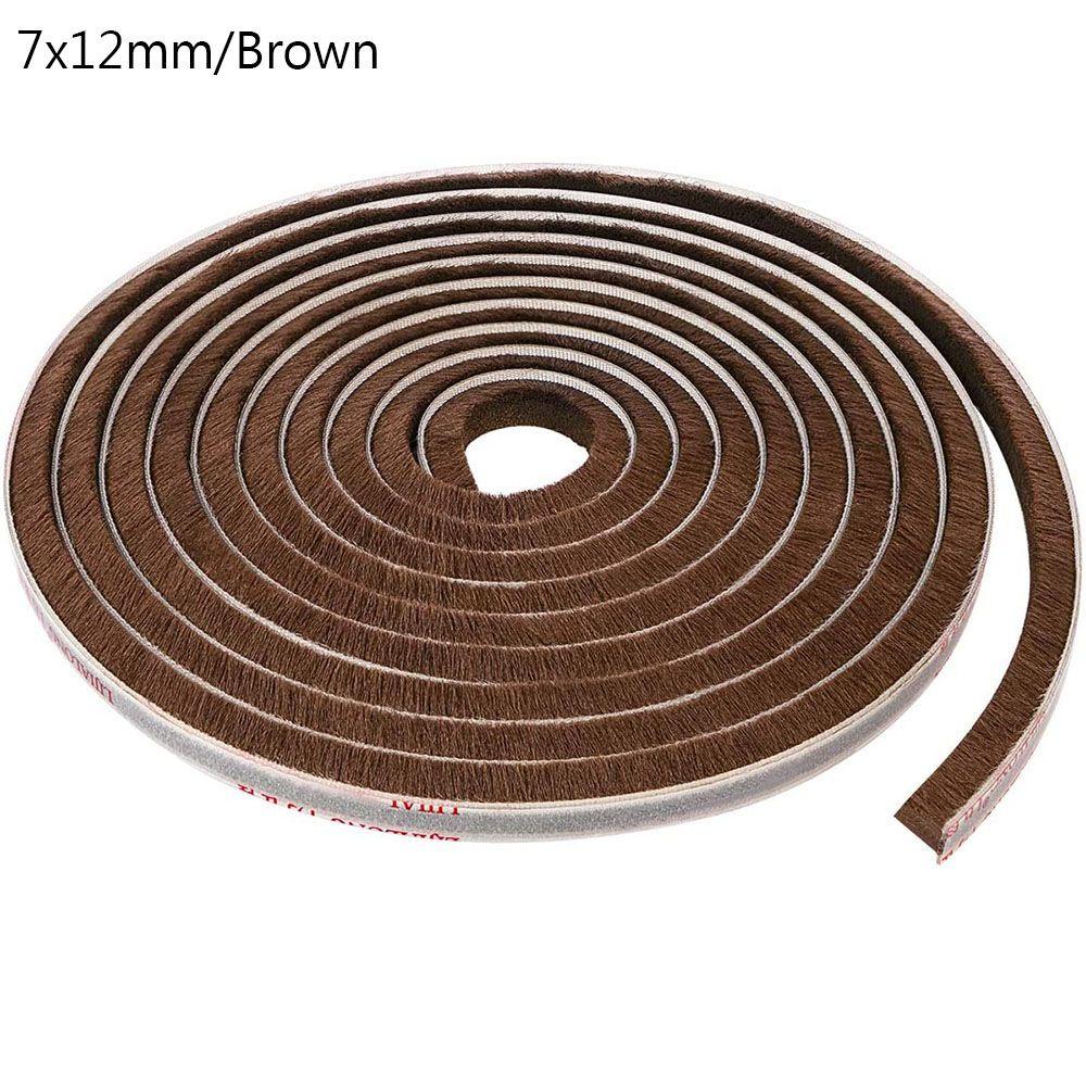 Уплотнительная лента для двери Ветрозащитная щеточная уплотнительная лента Самоклеящаяся уплотнительная лента для двери и окна