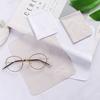 10Pcs Suede Glasses Cleaner Cloth Letter Sunglasses Cleaning Wipes Simple Lens Cleaner Cloth  Camera