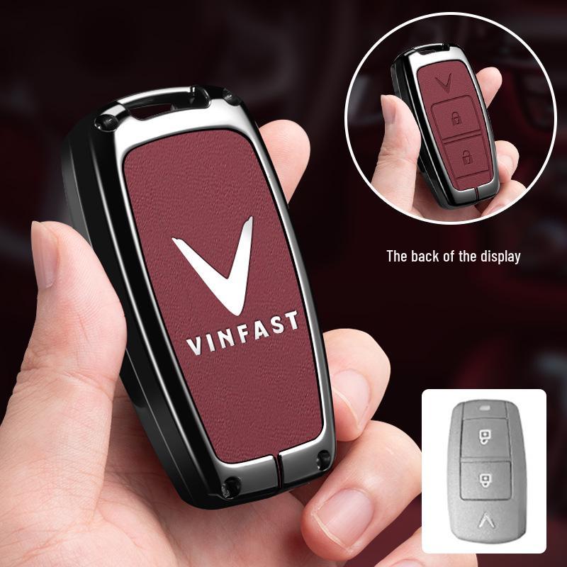 Vinfast Vietnam Car Key Case for Zhonghua V5/VF8 VF3/5/9 with Premium Keyring Buckle