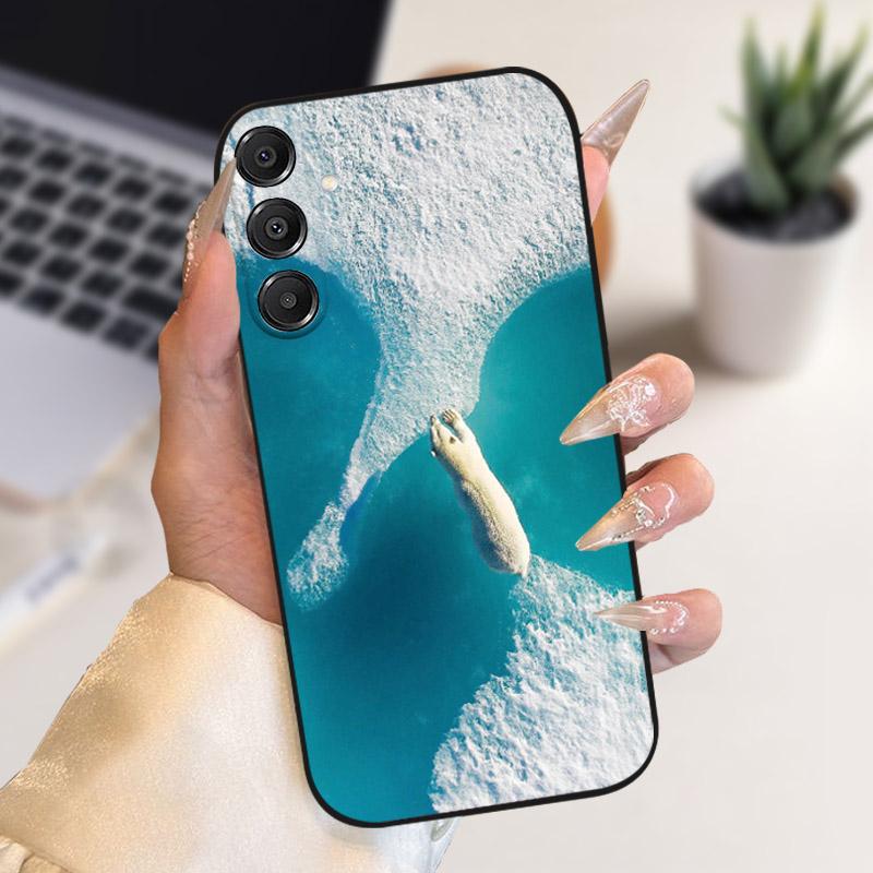Чехол-бампер для Samsung Galaxy A17, мягкий силикон + ТПУ, противоударный, для GalaxyA17 5G, защитный корпус телефона, A 17, мультяшный, Capa