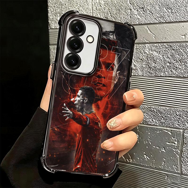 Футбольная звезда R-Роналду C-CR7 Мягкий чехол для телефона для Samsung A17 A27 A07 A37 A57 A16 A56 A15 A55 A14 A54 A13 A53 A26 A36 A25 A35 A2