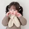 Solid Color Kids Knitted Scarf Casual Winter Knit Scarves Fashion Boys Girls Scarf  Baby