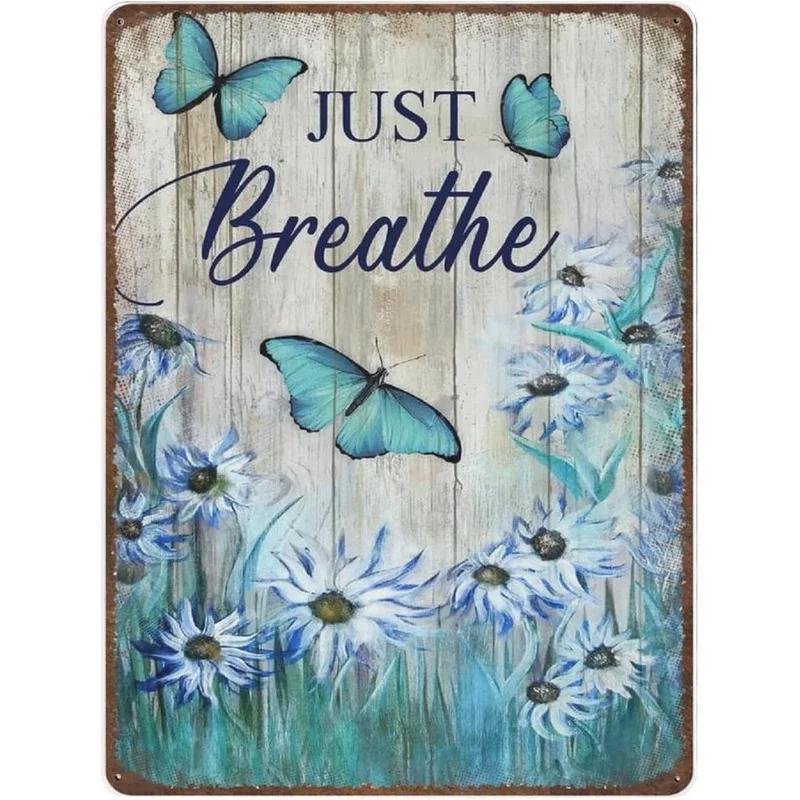 Металлическая жестяная табличка Сад Красивые цветы Винтажная жестяная табличка Цветок Лаванда Металлическая настенная панель Ретро Арт Декорация для дома Кафе Бар