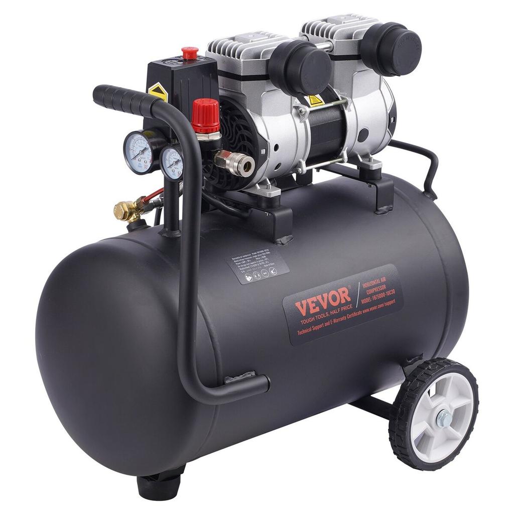 Air Compressor Compact Portable Oil Free Compressor 8 Gallon 90 PSI