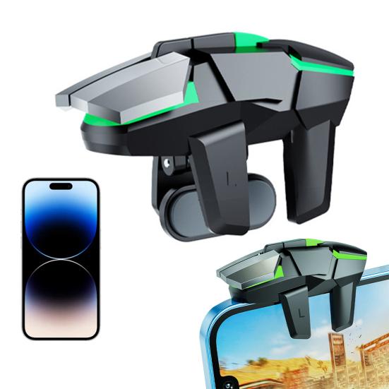 2 шт. мобильный игровой контроллер триггер универсальный простой в установке высокочувствительный игровой контроллер стрельба прицеливание геймпад ручка джойстики