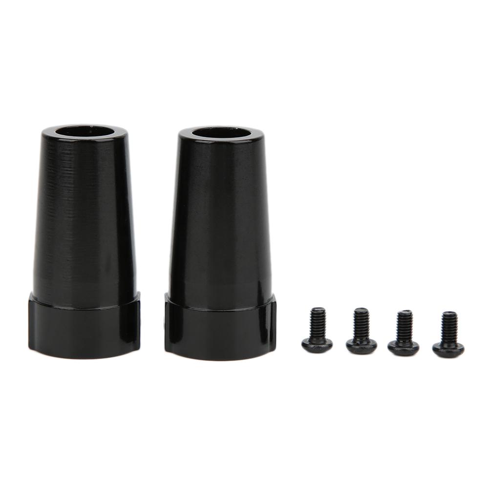 2pcs Aluminum Alloy Rear Axles Bushing Accessory Fit for Wraith AX90018 90020 1 10 RC CarBlack