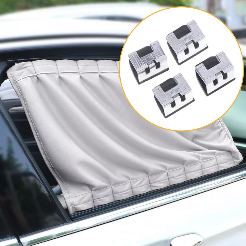 NEW4Pcs/комплект зажим для штор боковая дверь автомобиля для Megane 2 3 для Fluence Laguna 2 Scenic OEM 8200163859 держатель крепежные зажимы автозапчасти