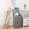 Foldable Waterproof Laundry Basket - Large Cotton & Linen Storage for Dirty Clothes