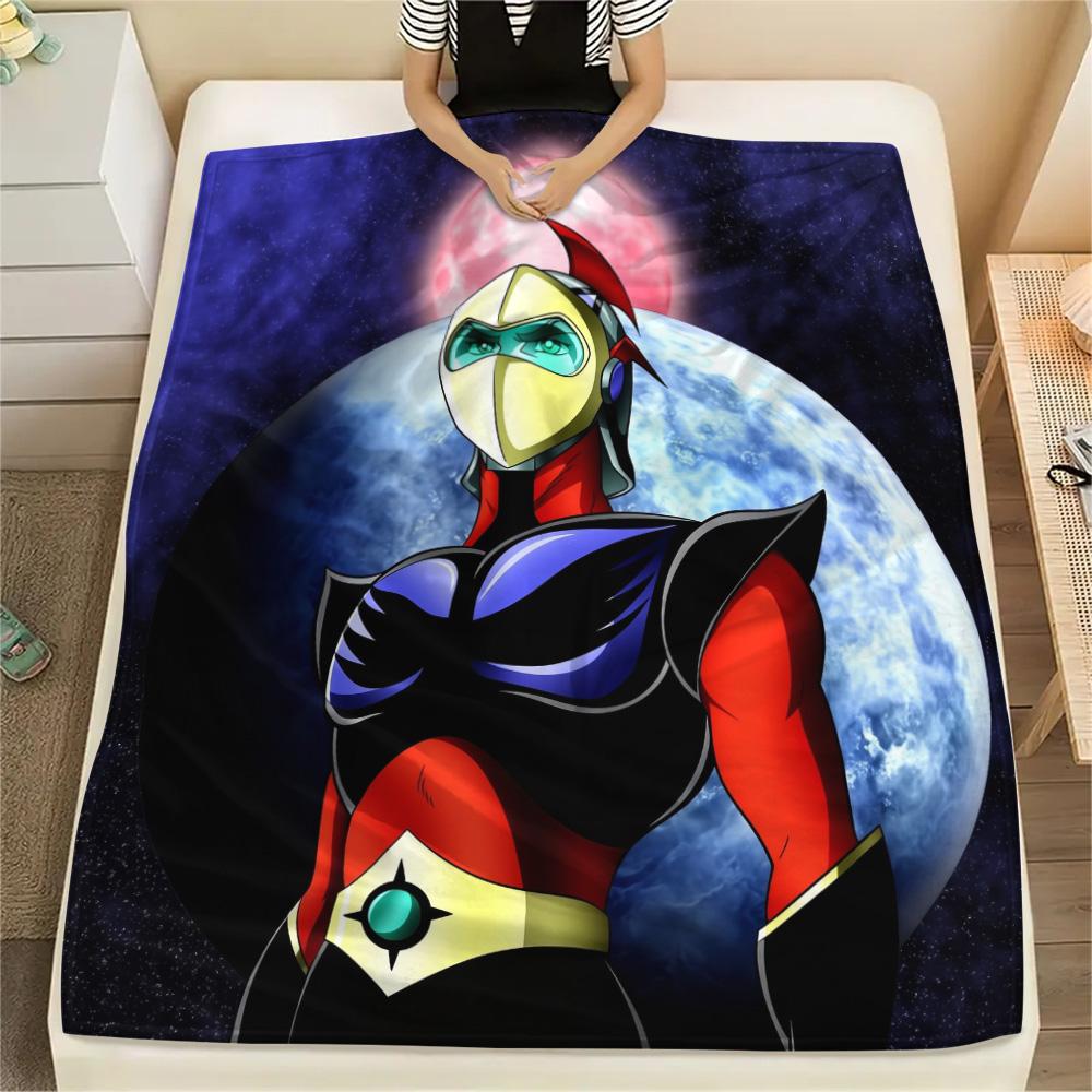 Daisuke Kadota Print Flannel Blanket, High quality Comfortable for All Seasons, Home Decor, Warmth and Comfort