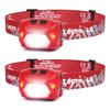 Lepro Headlight LED Headlamp High Brightness LED Headlight Battery Operated Set of 2 6 Lighting Modes White Wide Hours of Practical ROHS Mountain