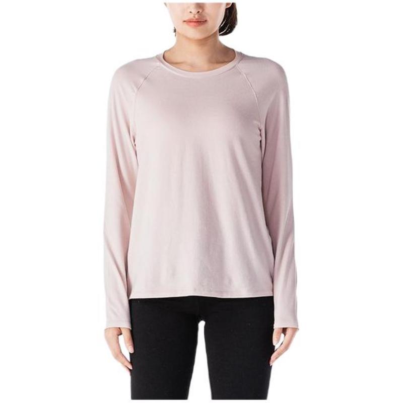 Decathlon Basic Fitness 500 Series Lightweight Crew Neck Long Sleeve Gym Suit for Women