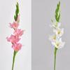PU Material Artificial Gladiolus Branches Purple Gladiolus Bouquet Art PU Fake Flowers  DIY Crafts