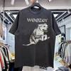 2026 Weezer Raditude Футболка с собакой Черная Графическая Короткий рукав Унисекс Футболка Репринт Мужчины Инс Y2k