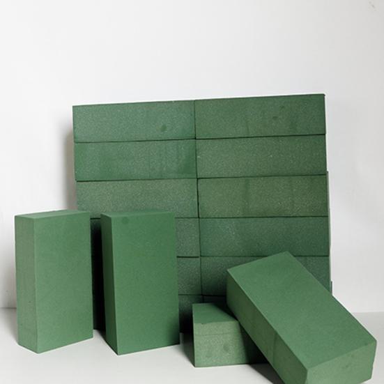 2/6 шт. Цветочные пенопластовые блоки для живых и искусственных цветов, 9" x 4" зеленая влажная и сухая цветочная пена для домашнего свадебного садового декора