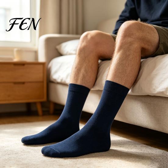 Comfortable Cotton Crew Socks for Men Men's Dress Socks, Sock, Solid, Striped, Argyle, Dotted High Quality Workplace Long Large Size Business