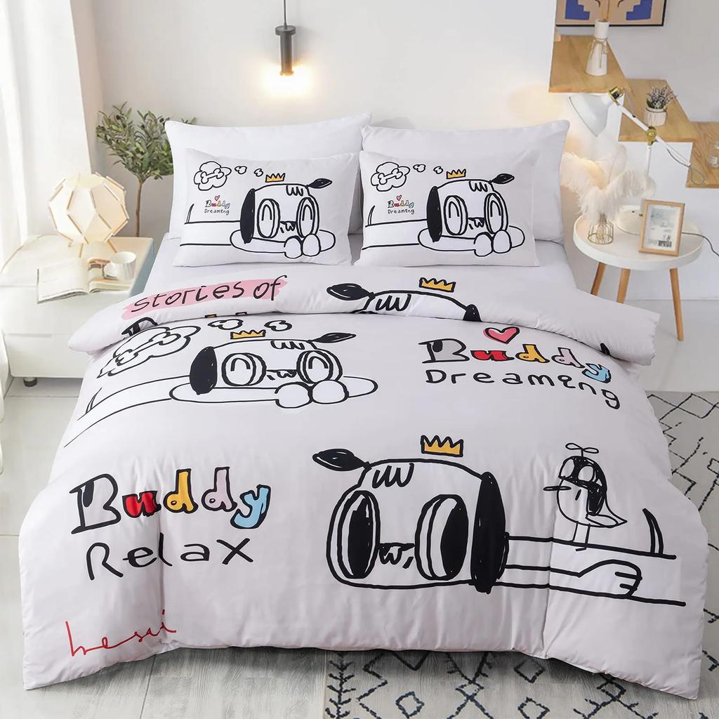 Пододеяльник Tye Dye, желтый, эстетичный, аниме, для мальчиков, комплект постельного белья на молнии, детский спальный гарнитур, мягкий, из полиэстера, чехол