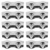 10Pcs Steel Wire Rope Chuck Lock 304 Stainless M3 Double Clip Clamp for Industrial Mechanism