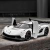 Koenigsegg Jesko Attack Суперкар Симуляция Литые и Игрушечные Транспортные Средства Звуки и Свет Машинка с Инерционным Двигателем 1:32 Подарки из сплава для детей
