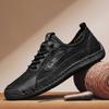Fashion Lace Up Perforated Men's Boots Sneakers Flat Sole Shoes Men High Sneakers Sports Skor New Fast Pro Low Offer Famous Brand