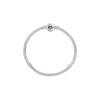 Pandora Moments Eternal Heart Chain Clasp Snake Bone Chain 925 Silver Bracelet Women's Style 599365C00