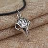 Vintage Bird Skull Pendant Raven Bellatrix Crow Lestrange Necklace Cosplay Movie Jewelry Gothic Style for Men Women Gift