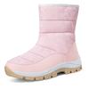 Fashion Winter Cotton Warm Short Boots Thick Soled Non-slip Snow Boots Outdoor Hiking Shoes Casual Large Size Women's Boots