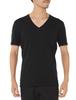 Short Sleeve Cut and Sew M Anatomica SS V Black M [Ice Breaker] T-Shirt Men's