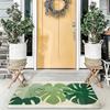 Tropical Monstera Leaf Doormat Indoor Outdoor Welcome Mat for Entryway Hallway Home Decor Modern 40x60cm Mat Rug