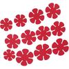 POT PAN PROTECTOR FELT STACKING PADS COOKWARE SEPARATORS KITCHEN SUPPLIES FOR HOUSEHOLD 12PCS (Red)