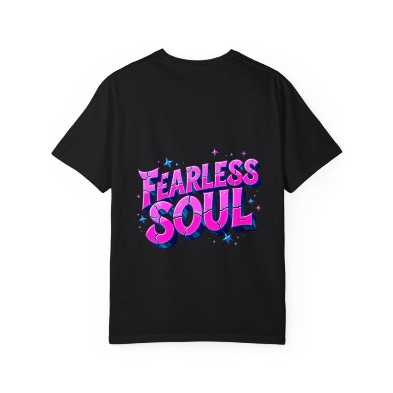 Белая футболка с графическим принтом Fearless Soul, повседневная одежда для мужчин и женщин, уличная мода, футболка-заявление