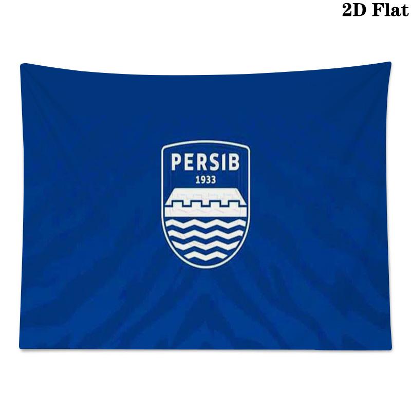 Persib Bandung Wall Tapestry Aesthetic Wall Hanging Printed Fabric Blanket Decorative Tapestries for Bedroom Living Room Home Decor
