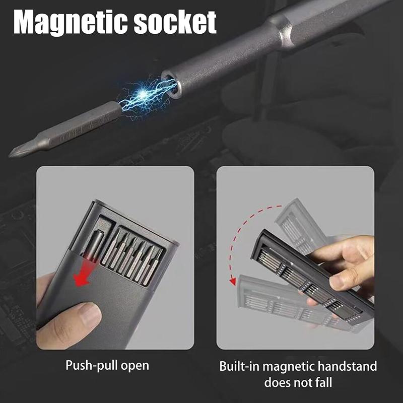 1 набор мини-инструментов 25 в 1 магнитный прецизионный набор отверток для ремонта телефонов ПК профессиональное оборудование с шестигранными битами Torx