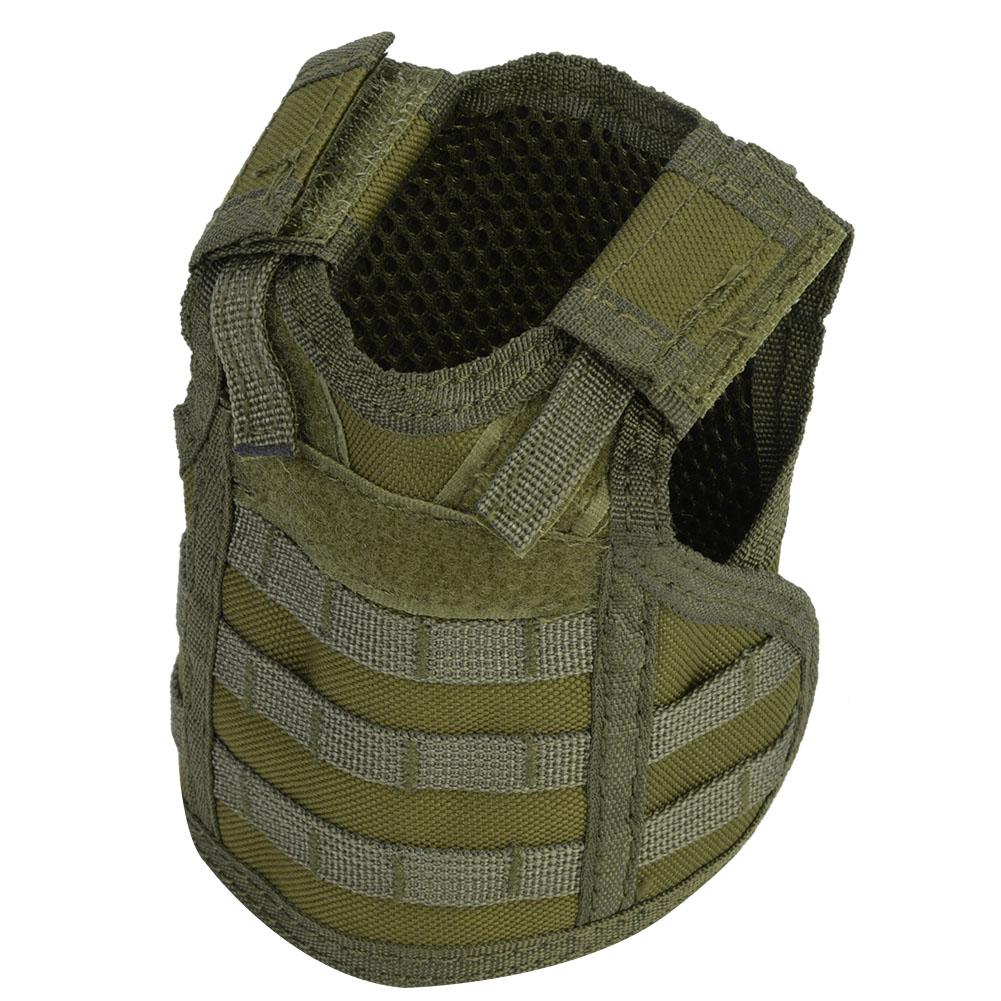 Пивной жилет, военный мини-держатель для бутылок с напитками и регулируемыми ремнями(Армейский Зеленый)