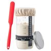 Sourdough Starter Jar Kit 24oz 730ML Glass Sourdough Bread Baking Supplies Fermentation Kit with Date Marked Feeding Band JT430