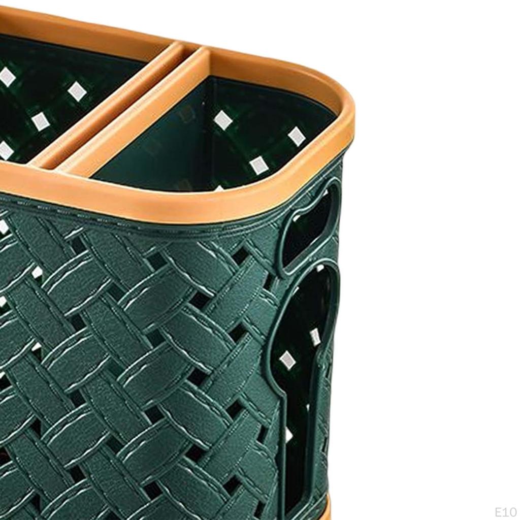 Держатель с дренажем Кухонная утварь Столовые приборы Вилка Хранение