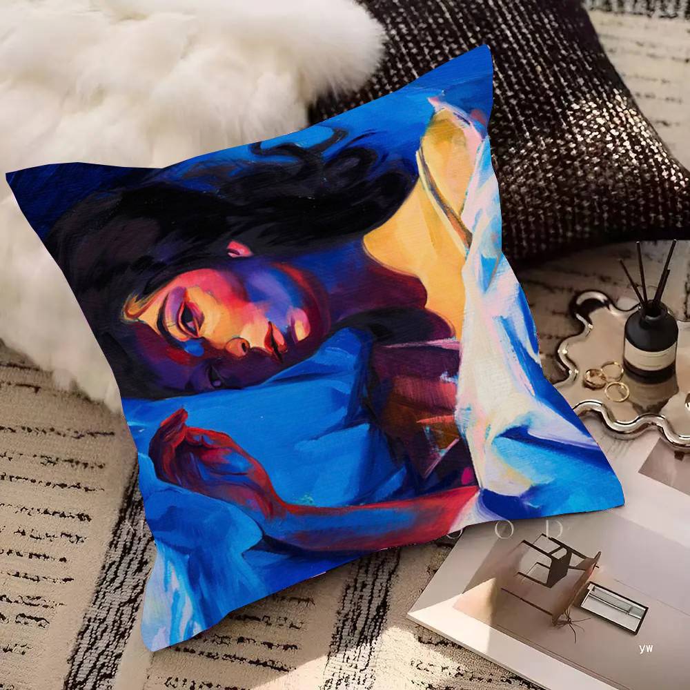 Lorde Melodrama Solar Power Tour Album Inspired Pillow Case Square Pillow Bedroom Sofa Leisure Comfort Cushion Home Decoration