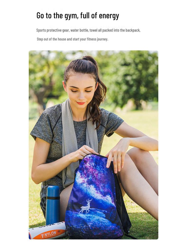 Ультралегкий складной рюкзак для спортзала и походов