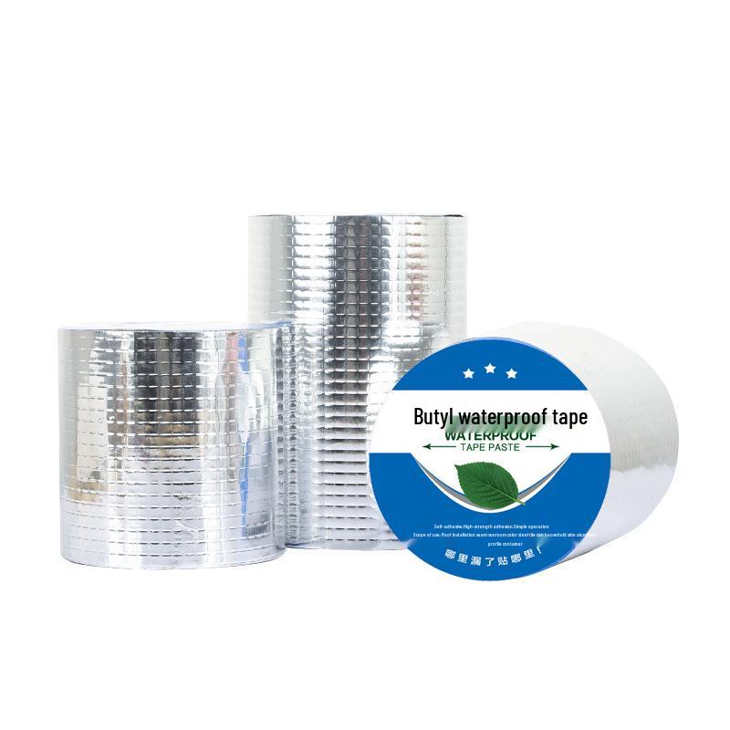 Регулируемая по толщине бутиловая лента с алюминиевой фольгой – водонепроницаемый материал для ремонта крыши