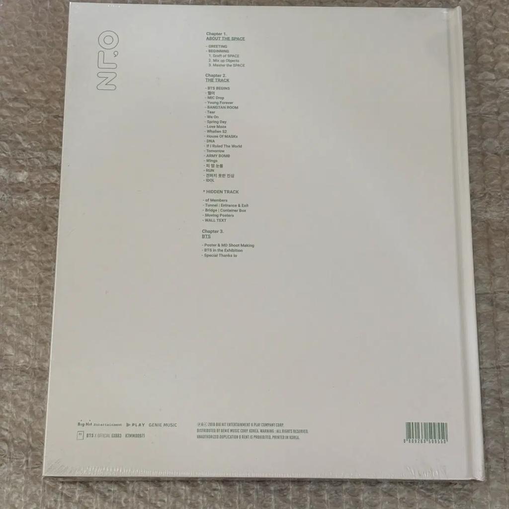 BTS [sealed] 2018 Exhibition Book [Oh, Today] Photo Book