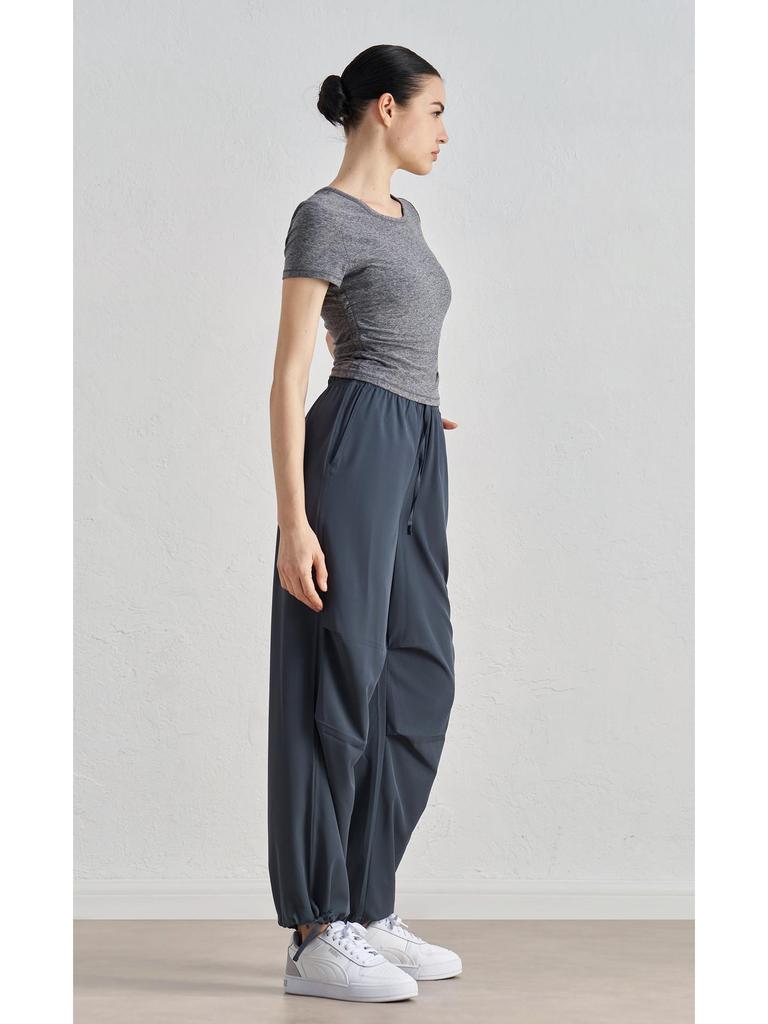 SZ Весенне-летние утягивающие джоггеры с высокой посадкой – Свободные, прямого кроя, солнцезащитные брюки для фитнеса на открытом воздухе