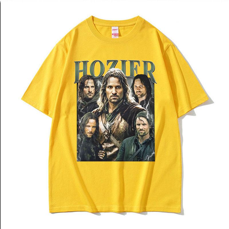 Hozier Funny Meme Graphic T Shirt Unisexs Clothing Vintage Harajuku Movie Tshirts Male Fashion Cool Oversized Tshirt Streetwear