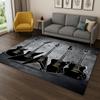 Electric Guitar Bass Carpet Rug for Bedroom Living Room Sofa Doormat Kitchen Home Decor,Kid Game Area Rug Non-slip Floor Mat