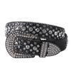 Women's Rhinestone Crystal Waist Belt for Jeans or Dress, European and American Style with Inlaid Rivets