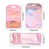 With Hang Hole Resealable Iridescent Self Sealing Pouches Zip Pouches OPP Bags Packaging Bag