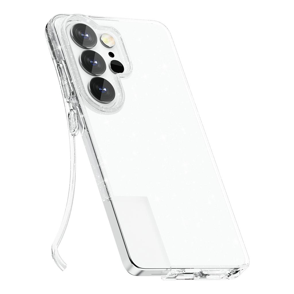 Чехол для Samsung Galaxy S26 Ultra Сверкающий Порошок Блестки Сияющий Мягкий ТПУ + Жесткая Поликарбонатная Задняя Крышка